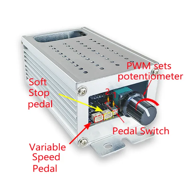9-70VDC 35A PWM2.0A Brushed DC Motor Speed Controller for Power Wheels | MgcSTEM